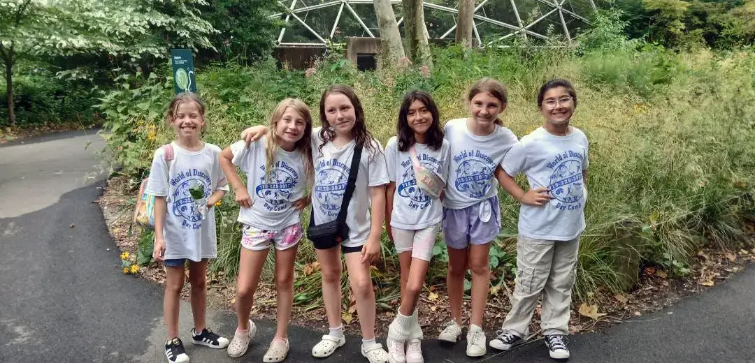 Why Outdoor Play is Crucial for Child Development - A photo of day campers from World of Discovery Day Camp in Queens