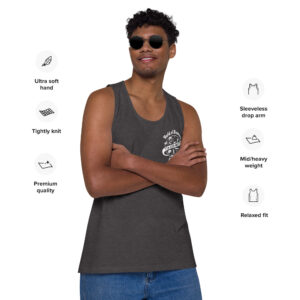 Men’s premium tank top - Image 11