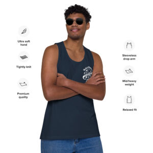 Men’s premium tank top - Image 8