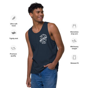 Men’s premium tank top - Image 7